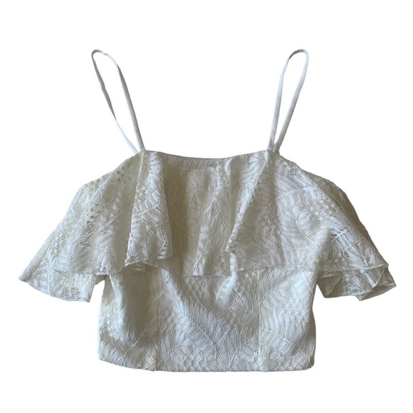 NWOT Aqua Crop Top - Picture 1 of 6